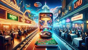 Fortune Mouse live blackjack studio with dealer, cards, and betting interface on mobile phone screen